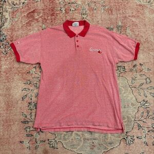 Vintage St Louis Cardinals Polo Shirt Size XL Majestic MLB Baseball Mens